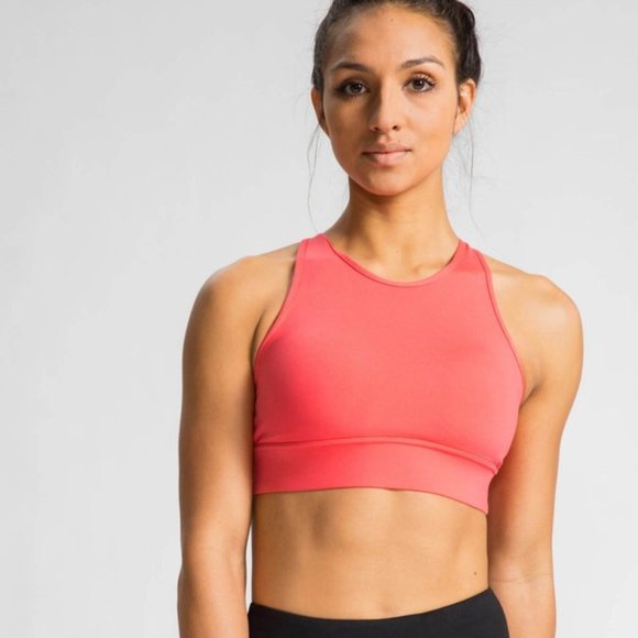 IdealFit Strappy Padded High Neck Sports Bra Size Small Medium Support EUC - Picture 4 of 9